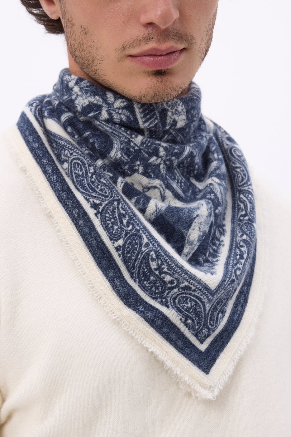 Petit Bandana Grande Serre - Bleu Marine - Homme