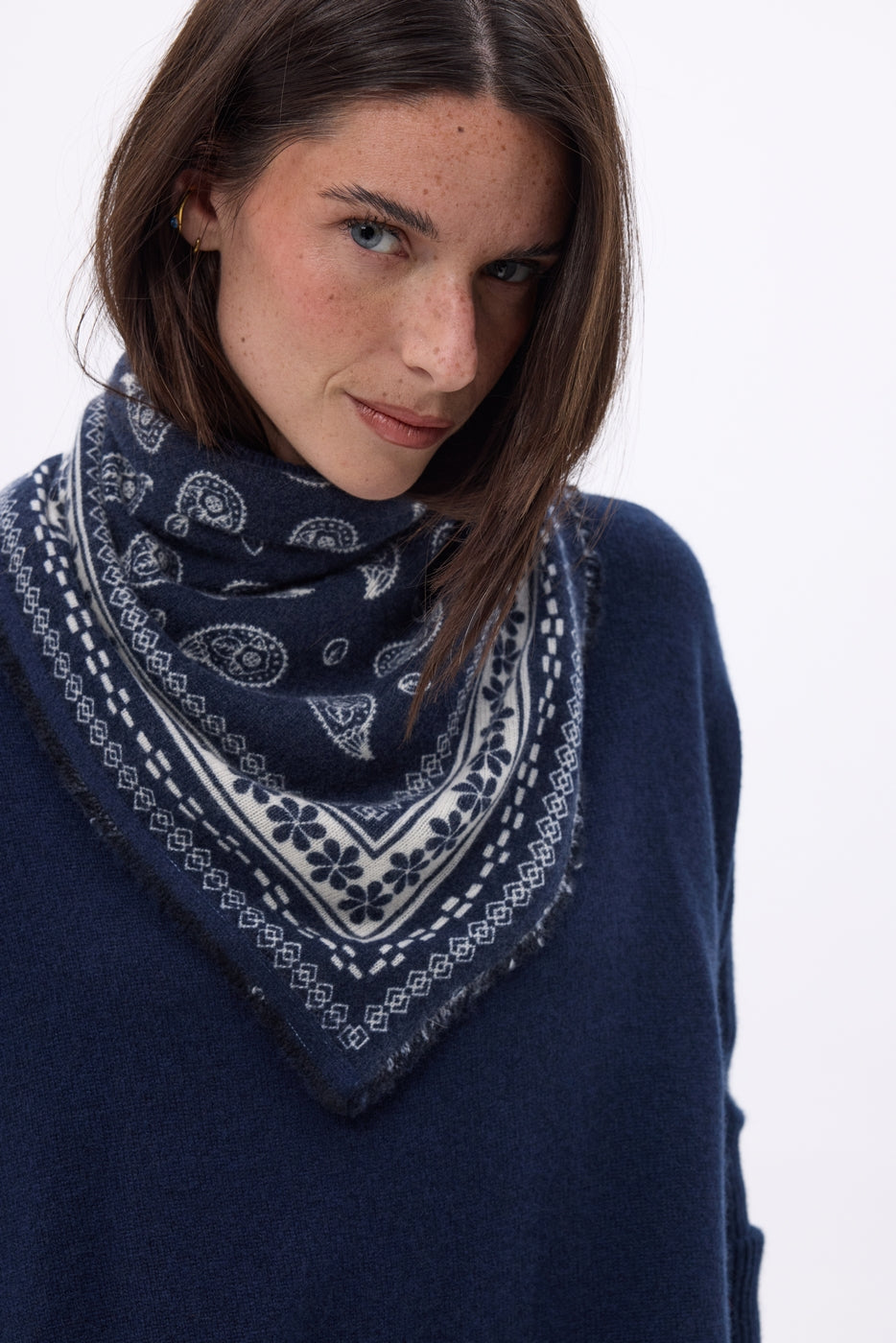 Bandana pequeño Peppy - Azul marino - Mujer