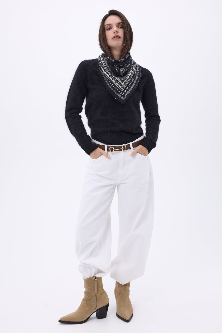 Petit Bandana Peppy - Noir - Femme