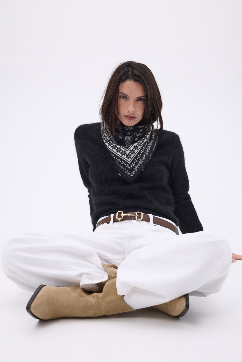 Petit Bandana Peppy - Noir - Femme