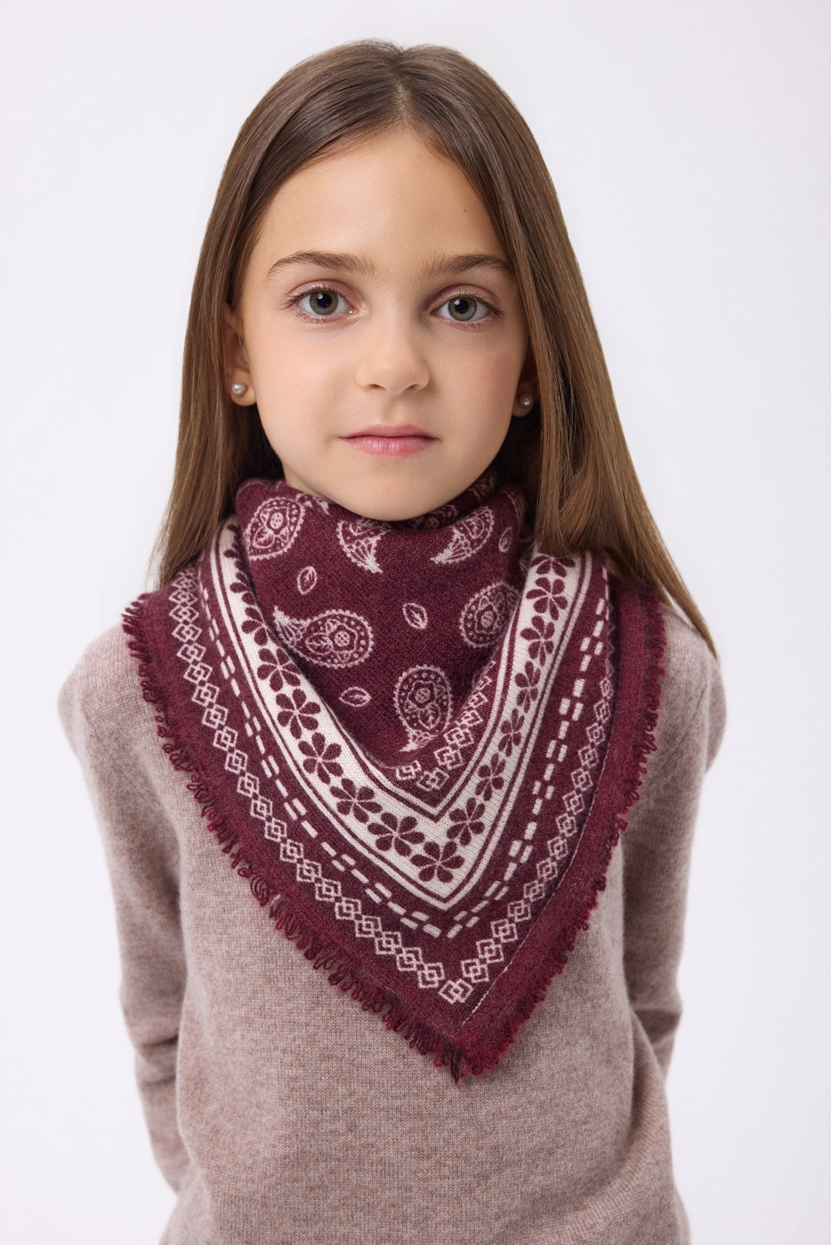 Petit Bandana Peppy - Bordeaux - Enfant