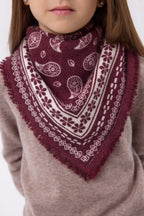Petit Bandana Peppy - Bordeaux - Enfant