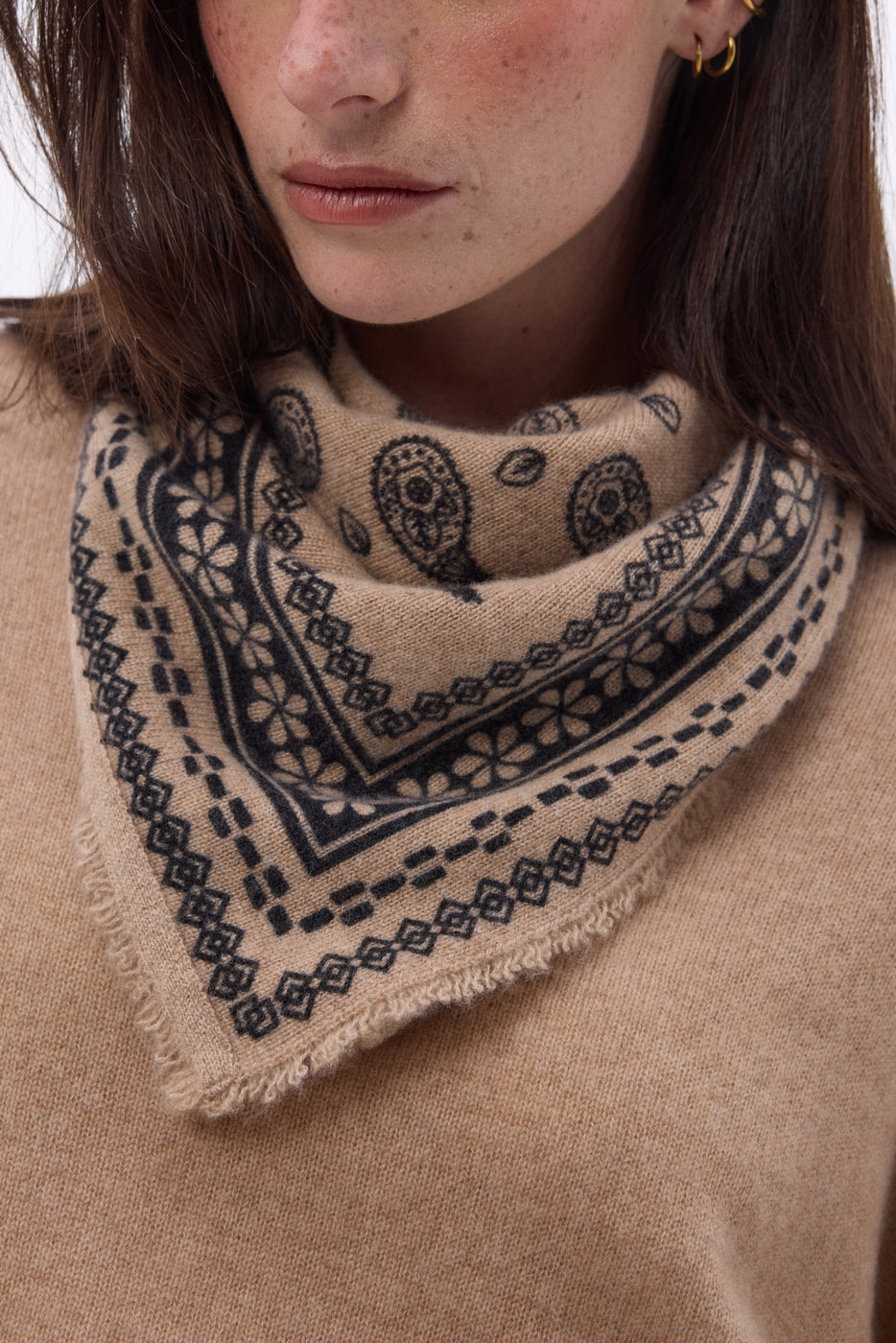 Petit Bandana Peppy - Beige Creme - Femme
