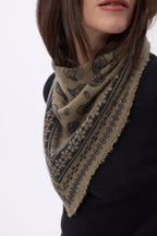 Bandana pequeño Peppy - Caqui jaspeado - Mujer