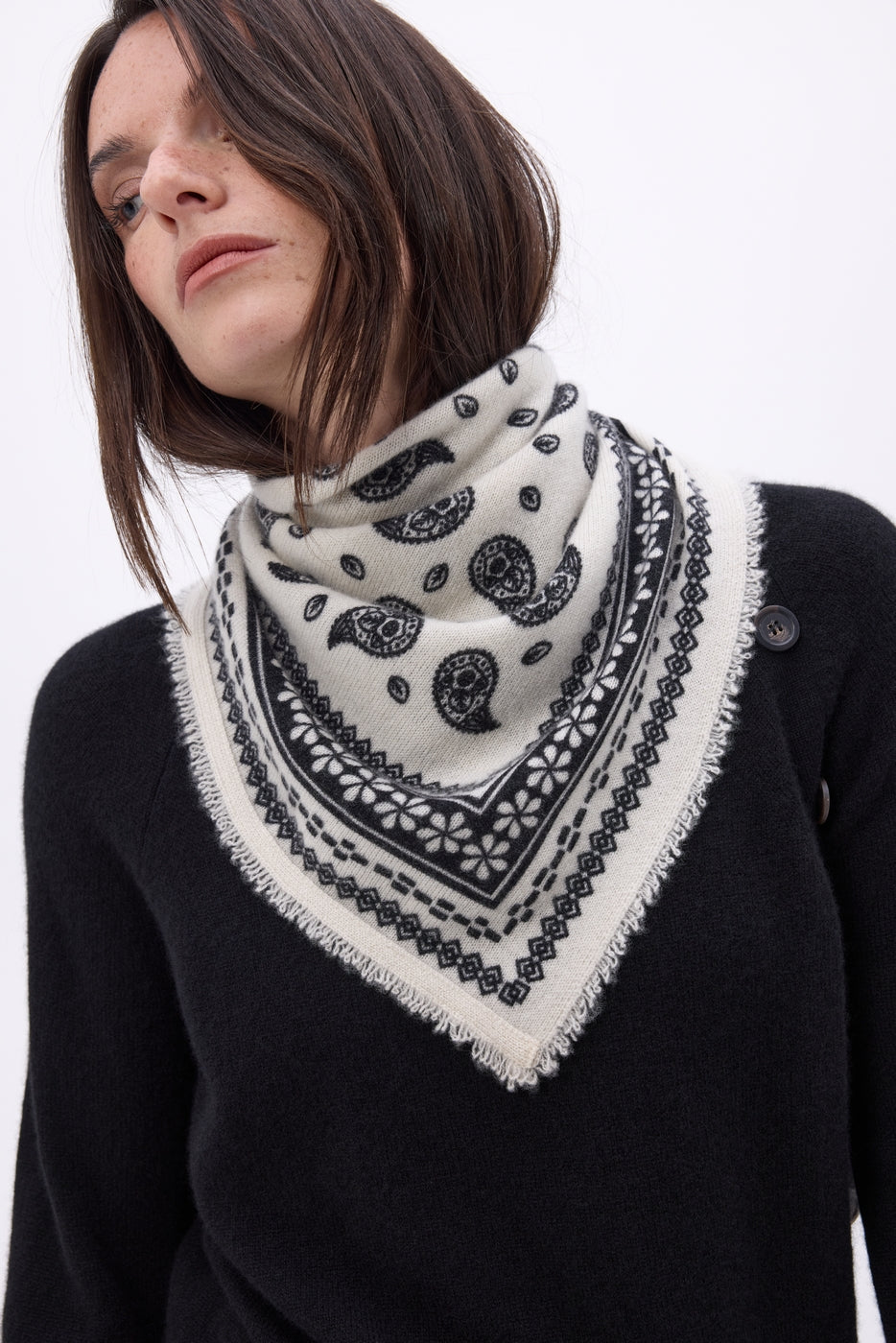 Petit Bandana Peppy - Blanc - Femme