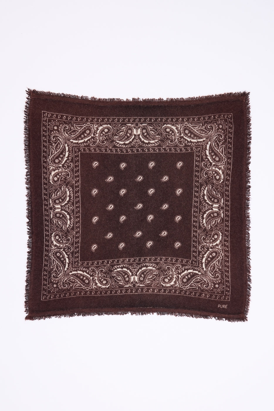 Bandana pequeño Presley - Marrón Blanco - Mujer