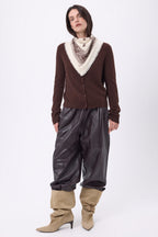 Petit Bandana Presley - Blanc Marron - Femme
