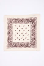 Petit Bandana Presley - Blanc Marron - Enfant