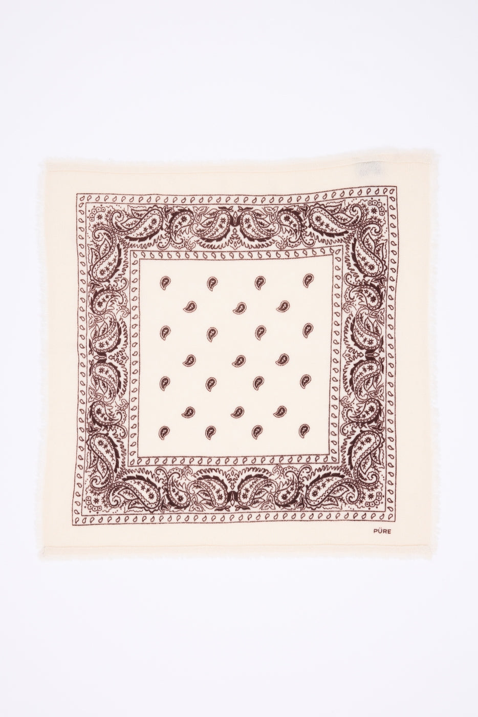 Petit Bandana Presley - Blanc Marron - Enfant