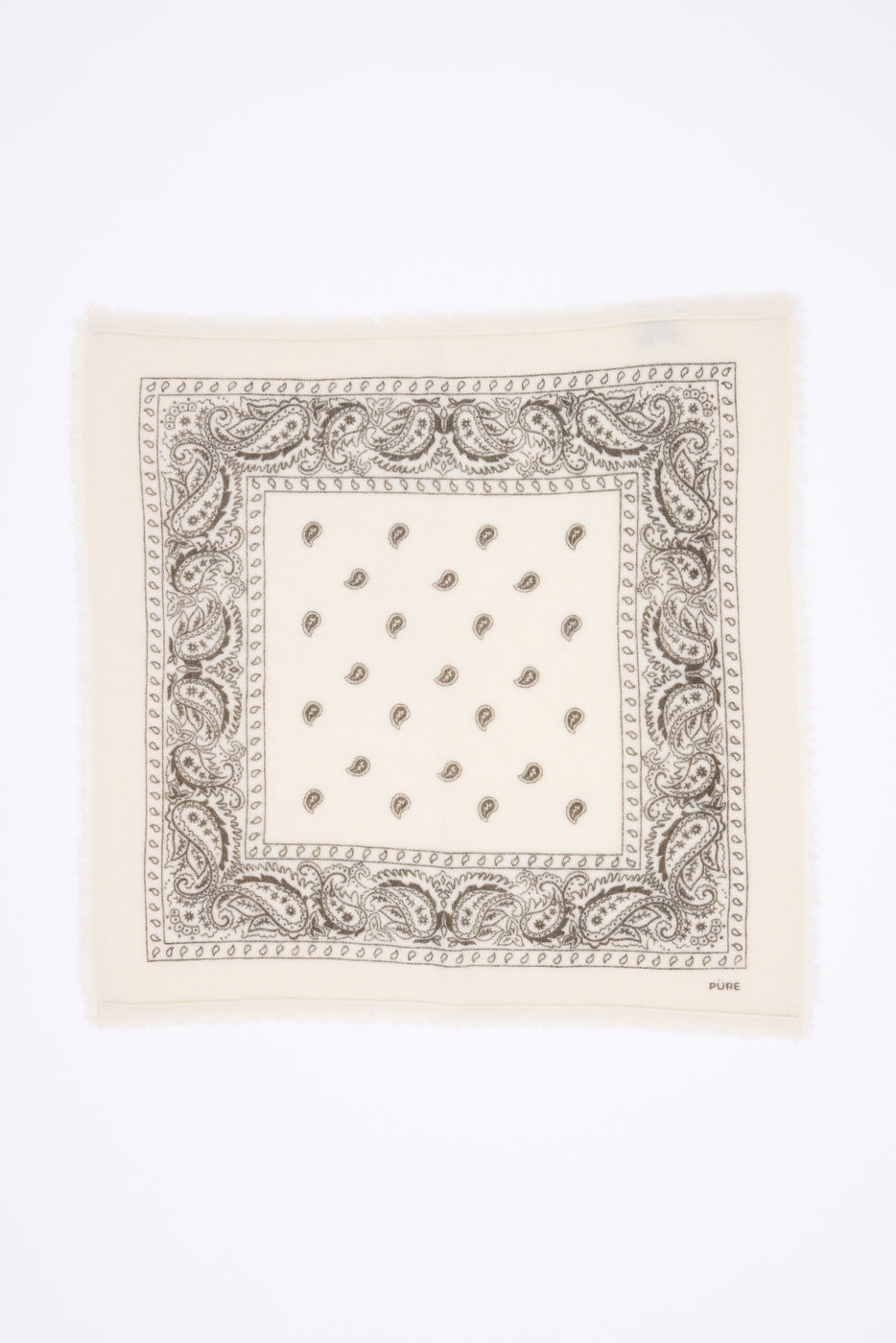 Small Presley Bandana - White Heather Khaki - Men