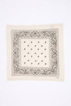 Petit Bandana Presley - Blanc Khaki Chine - Femme