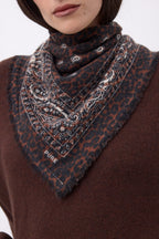 Bandana pequeño Presley - Leopardo blanco - Mujer