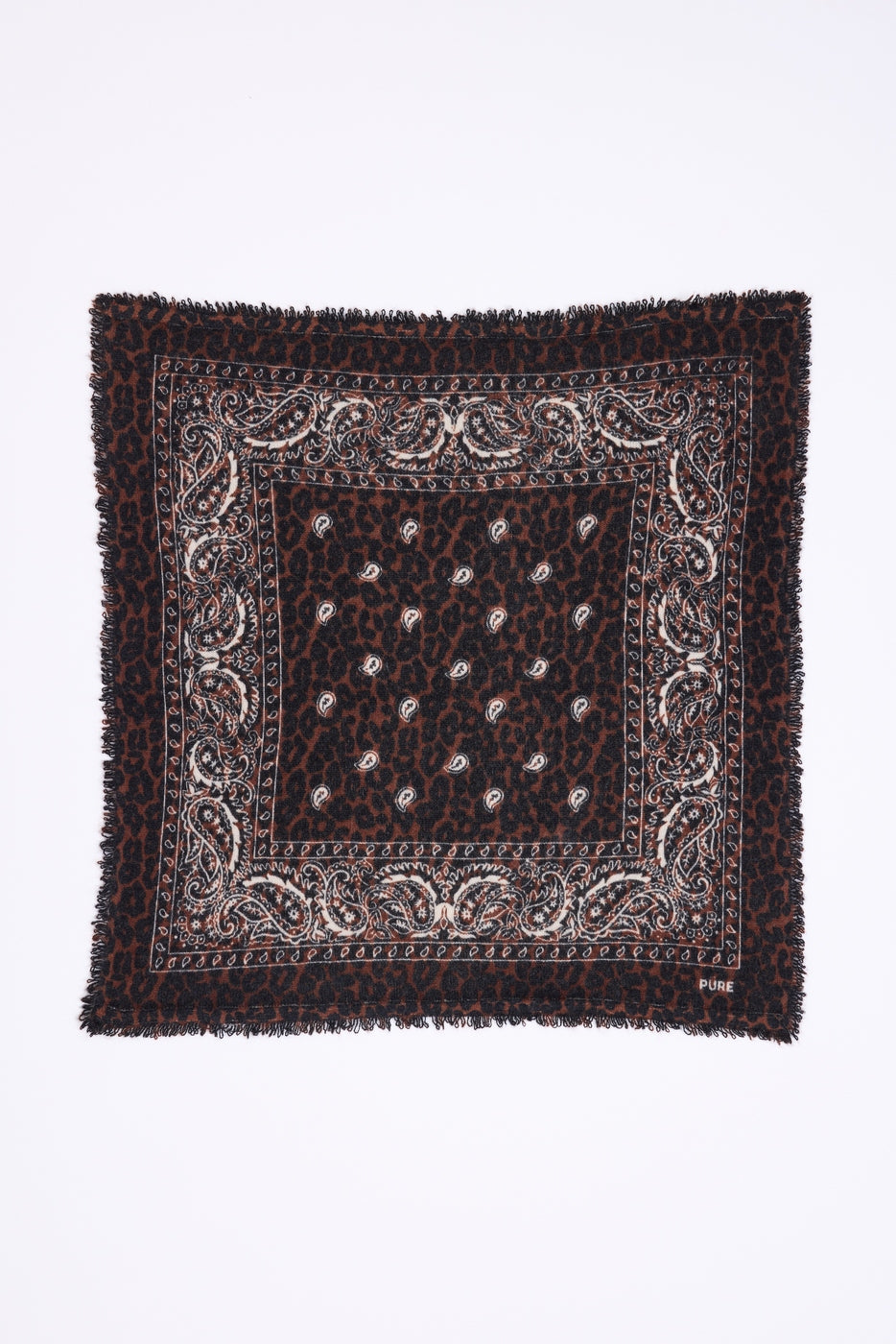 Petit Bandana Presley - Leopard Blanc - Enfant