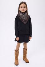 Petit Bandana Presley - Leopard Blanc - Enfant