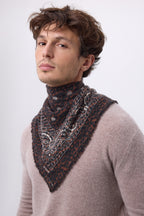 Small Presley Bandana - White Leopard - Men