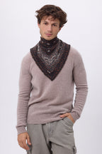 Small Presley Bandana - White Leopard - Men