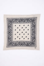 Petit Bandana Presley - Neutral Noir - Femme - 100% Cachemire