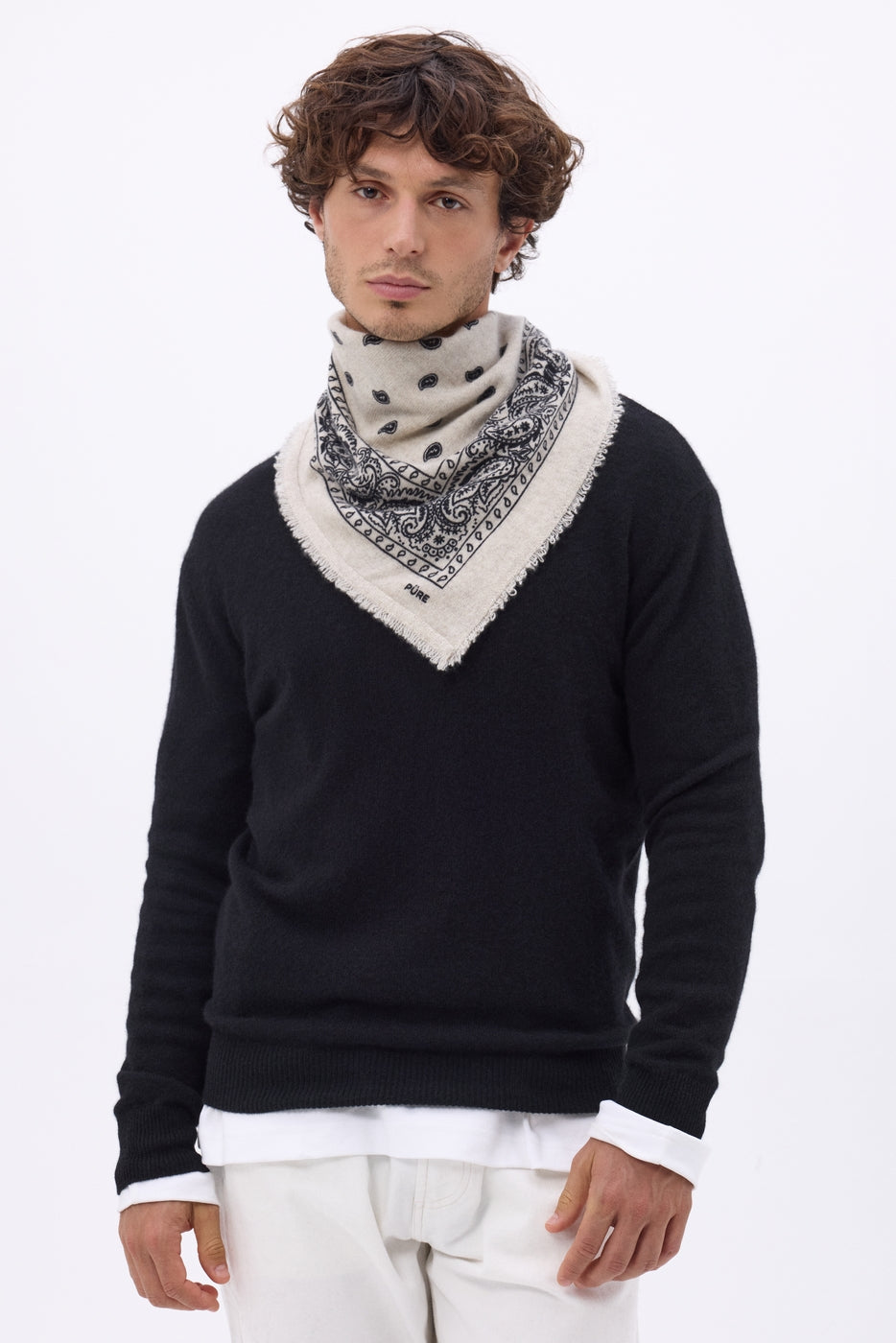 Petit Bandana Presley - Neutral Noir - Homme