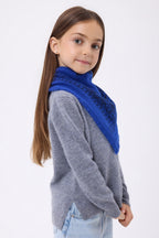 Bandana pequeño Presley - Azul rey negro - Niño