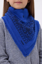 Bandana pequeño Presley - Azul rey negro - Niño
