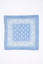 Piccola Bandana Presley - Celeste Bianco - Uomo - 100% Cashmere