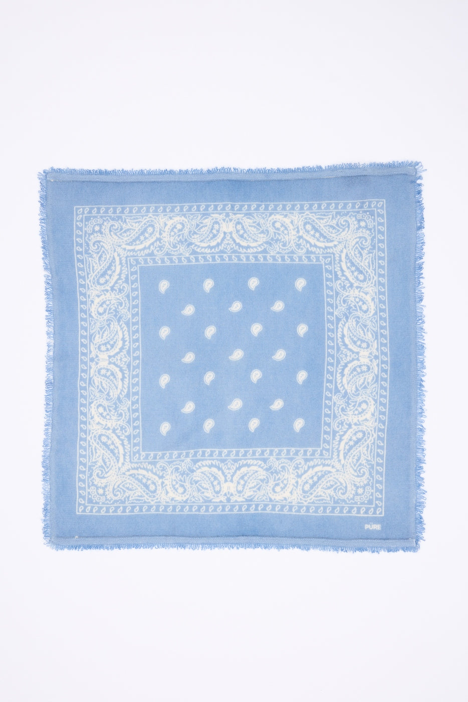 Petit Bandana Presley - Bleu Clair Blanc - Femme