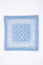 Petit Bandana Presley - Bleu Clair Blanc - Femme
