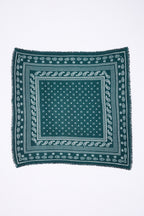 Bandana Piccola Quantico - Verde Bottiglia - Uomo - 100% Cashmere