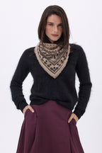 Bandana pequeño Quantico - Beige crema - Mujer