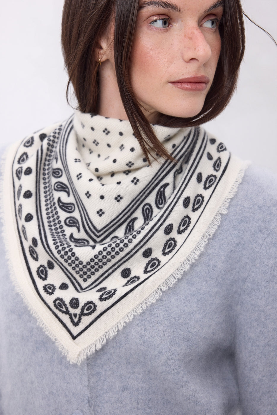 Small Quantico Bandana - White - Women