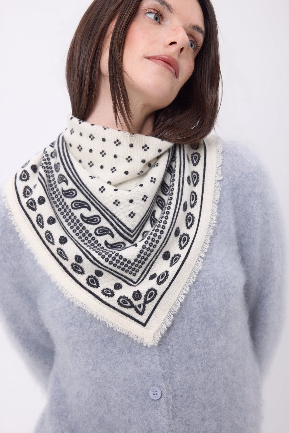 Small Quantico Bandana - White - Women