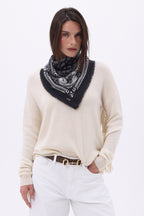 Bandana pequeño de rodeo Small Rodeo - Negro - Mujer