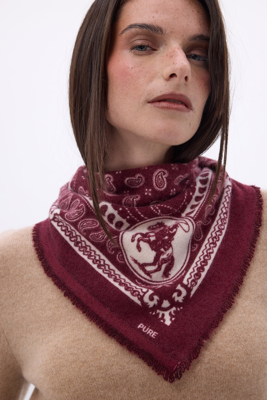 Petit Bandana Rodéo Small Rodeo - Bordeaux - Femme