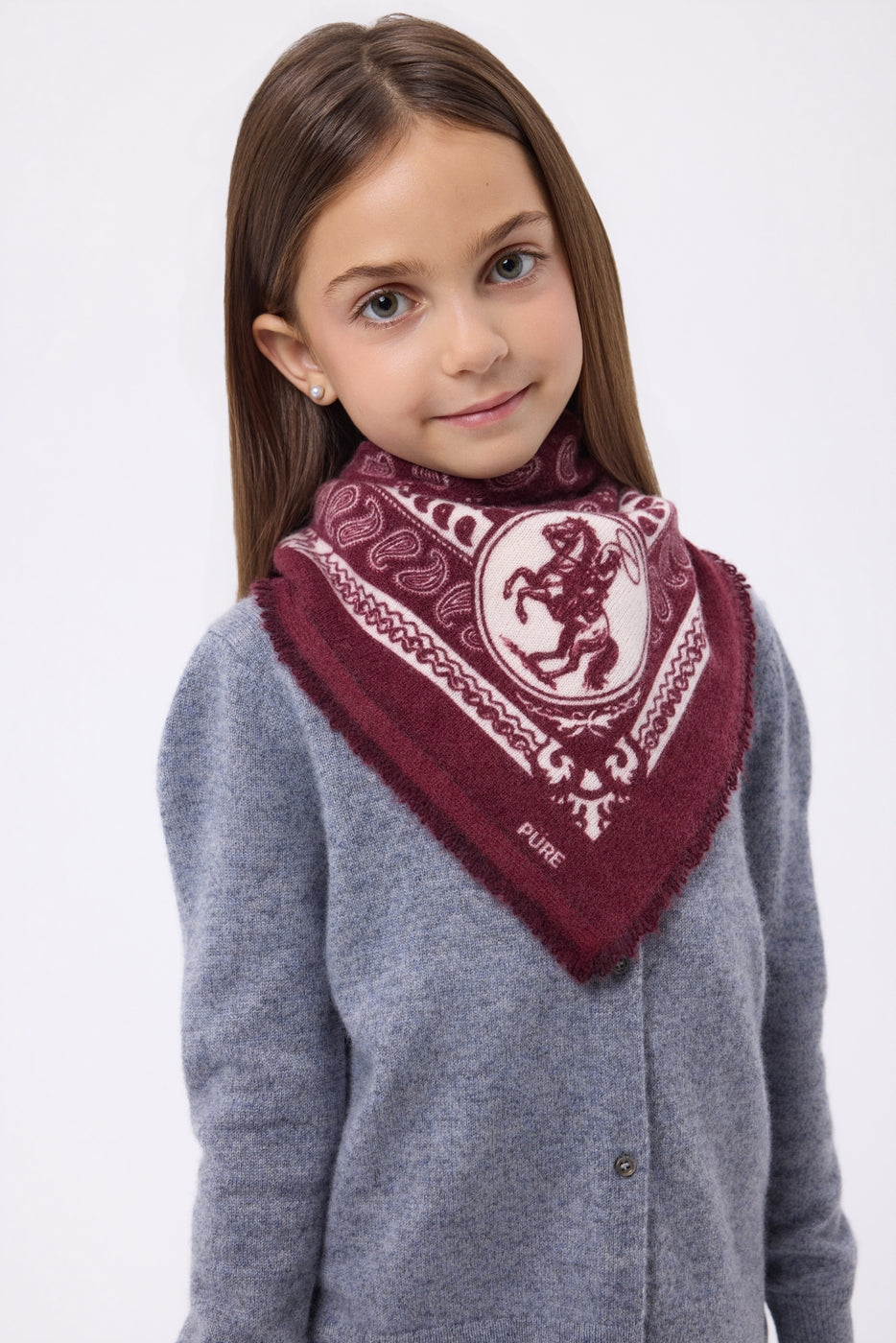 Petit Bandana Rodéo Small Rodeo - Bordeaux - Enfant