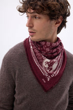 Bandana pequeño de rodeo Small Rodeo - Burdeos - Hombre