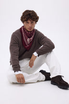 Bandana pequeño de rodeo Small Rodeo - Burdeos - Hombre