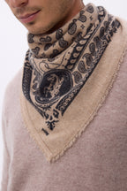 Bandana pequeño de rodeo Small Rodeo - Beige crema - Hombre