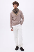 Bandana pequeño de rodeo Small Rodeo - Beige crema - Hombre