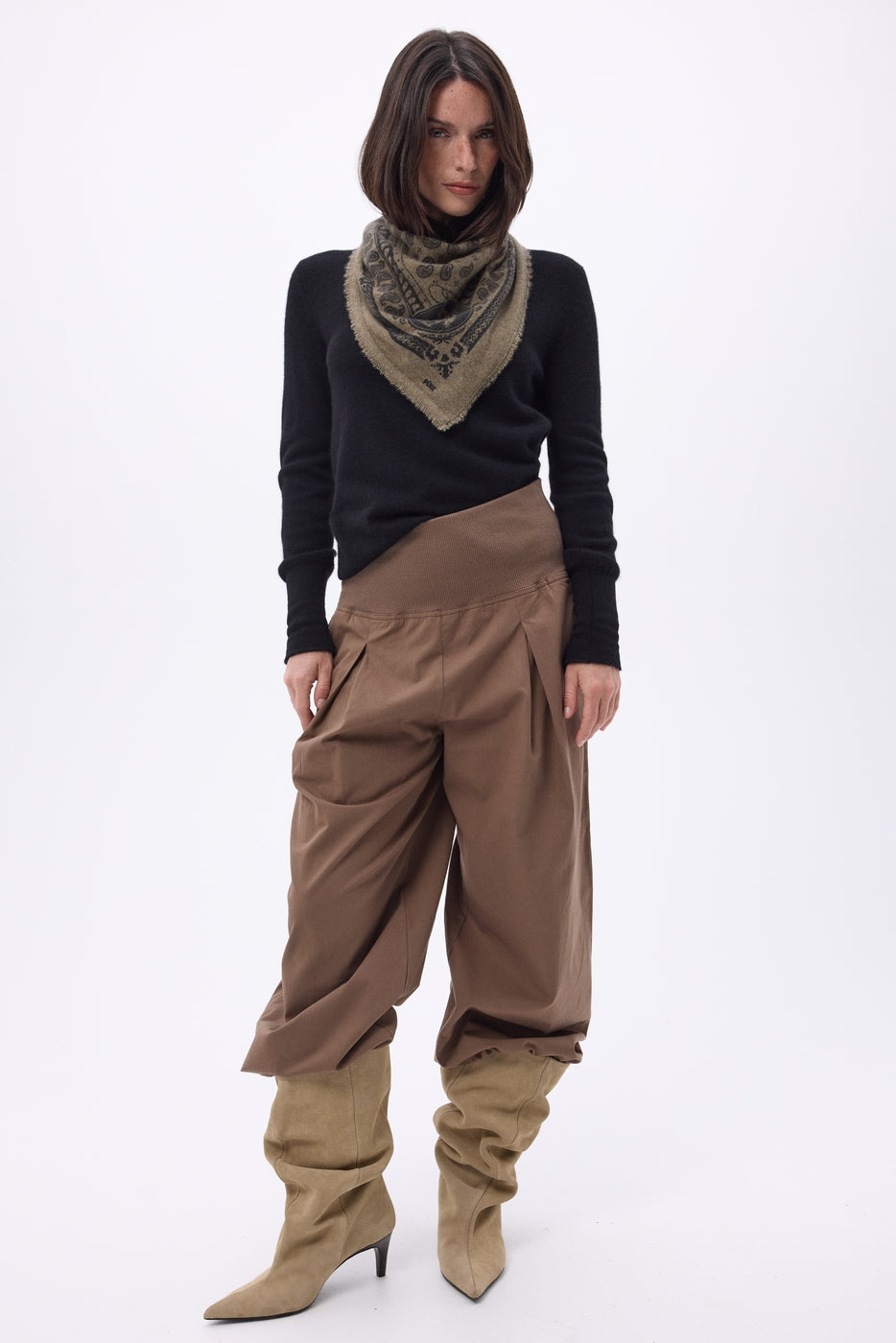 Petit Bandana Rodéo Small Rodeo - Khaki Chine - Femme
