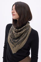 Petit Bandana Rodéo Small Rodeo - Khaki Chine - Femme