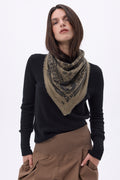 Petit Bandana Rodéo Small Rodeo - Khaki Chine - Femme