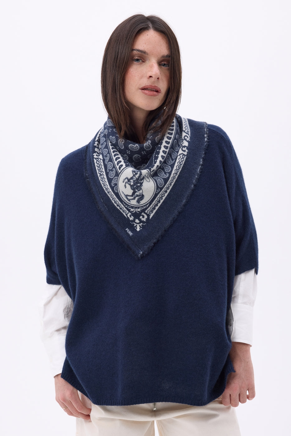 Petit Bandana Rodéo Small Rodeo - Bleu Marine - Femme