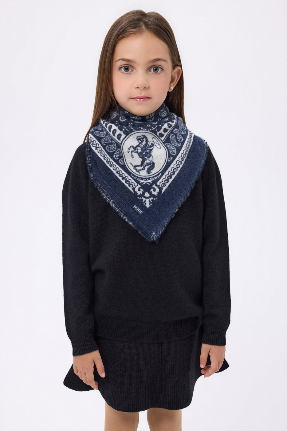 Petit Bandana Rodéo Small Rodeo - Bleu Marine - Enfant
