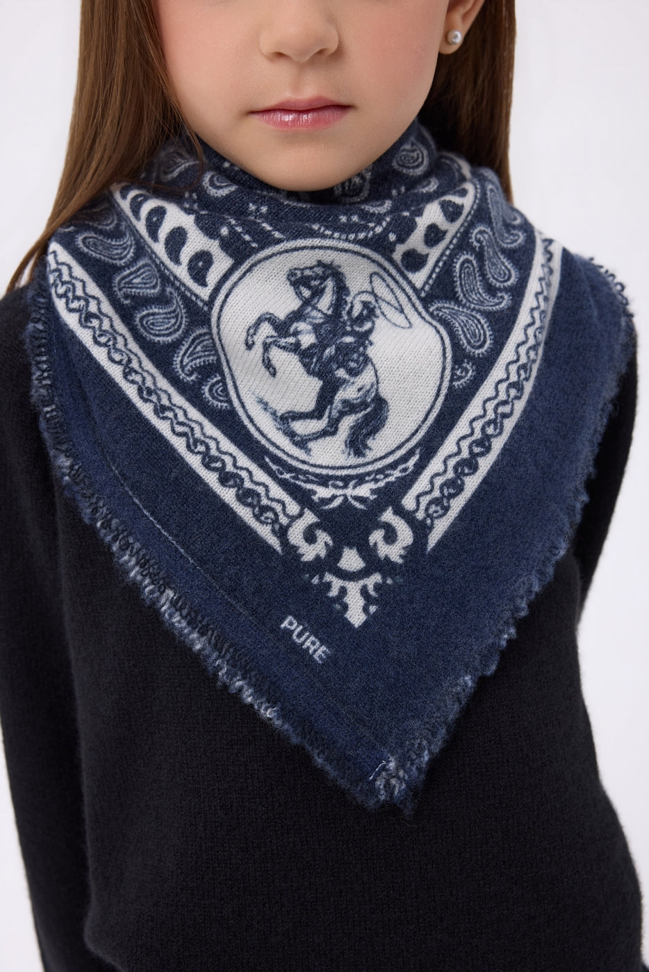 Petit Bandana Rodéo Small Rodeo - Bleu Marine - Enfant