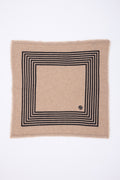 Bandana pequeño Rayas Cuadradas - Beige crema - Niño