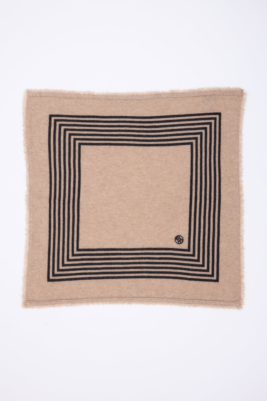 Petit Bandana Square Stripes - Beige Creme - Homme