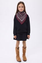 Petit Bandana Star - Bordeaux - Enfant