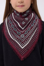Petit Bandana Star - Bordeaux - Enfant