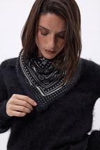 Pañuelo pequeño Star - Negro - Mujer