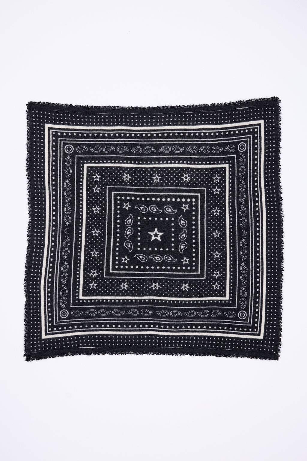 Piccolo Bandana Star - Nero - Bambino - 100% Cashmere